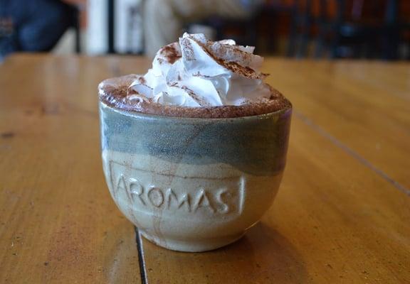 Hot Chocolate:  Homemade recipe:  specialty hot chocolates: try a Buckeye, or Peppermint or some holiday flavors