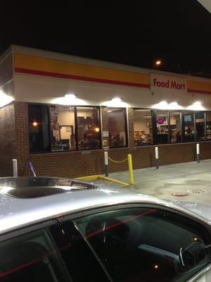 Shell gas station/food mart