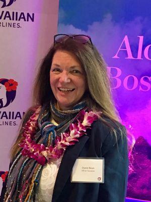 Celebrating Hawaiian Airlines Inaugural Nonstop Boston - Honolulu  Hawaii flights - Apr 2019 - Boston MA