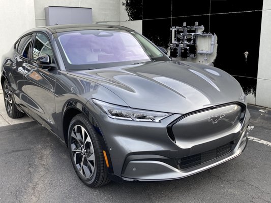 My new 2021 Ford Mustang Mach-E, courtesy of Ciocca Ford in Quakertown.