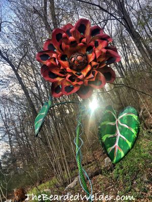 Metal Flower's and other Metal Art by #TheBeardedWelder thebeardedwelder.com