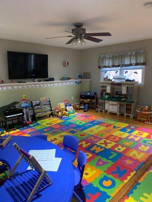 Kids room and play area