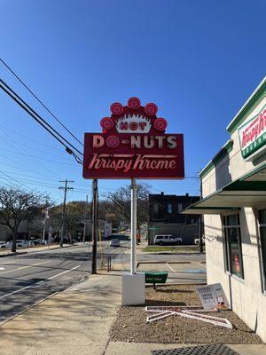 Their store sign.....love it. Also fun were the "K's" on the ground.