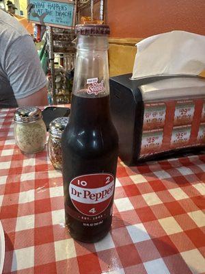 Ice cold Dr Pepper