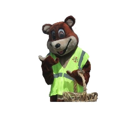 Safety Bear is the Action Law Offices Mascot for their "BE SEEN" program.