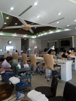 Beautiful and large nail spa