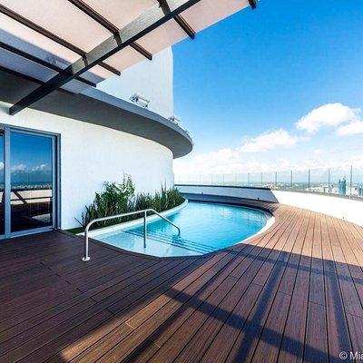 Pool deck and Shades