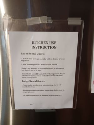 NO fridge, coffee maker or microwave in your room. Your only option is to write your name on your items and hope no one takes em.