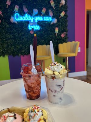 Fresada and banana split