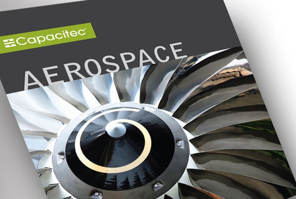 Smizer Design branding Capacitec Aerospace Brochure