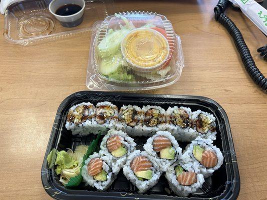 Two Roll Sushi Lunch