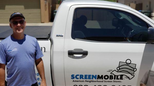 Joe Valente of South Phoenix Screen Mobile