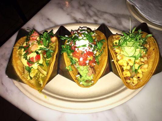 Scrumptious! Chili verde chicken, The Bull and scallops.