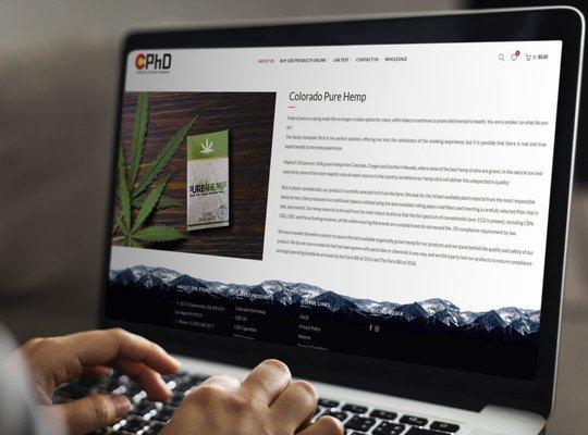 Web Development Project: Colorado Pure Hemp