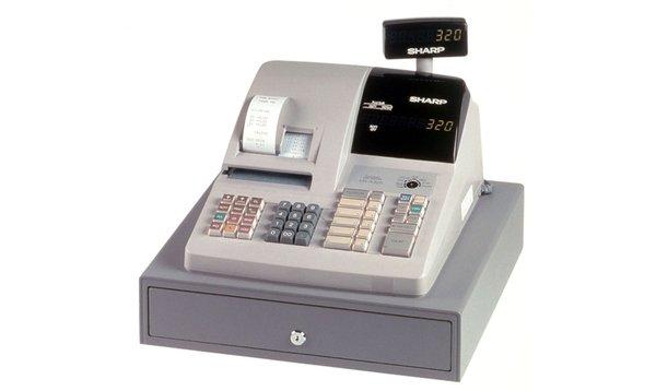 We are currently refurbishing Sharp A320 cash registers that come programmed and with a 1 year warranty.