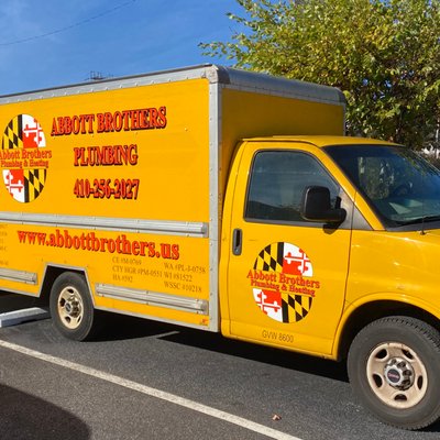 Abbott Brothers Plumbing Service Truck