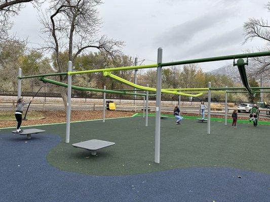 New playground equipment