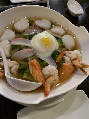 Pass on the seafood udon, not worth $21. Egg was a nice touch, but thats about the only star of the dish