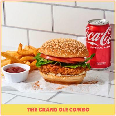 The Grand Ole Chicken Sandwich Combo Meal