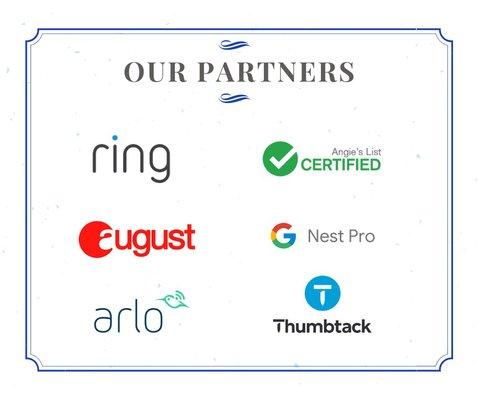 We're proud partners with the biggest and best brands!