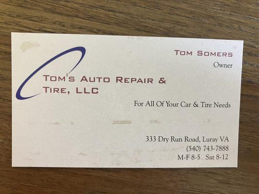 Tom's Auto Repair