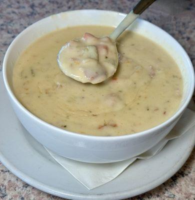 Black North House Clam Chowder