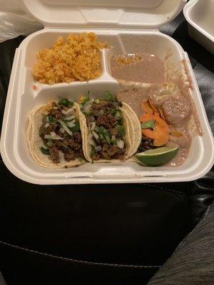 Soft Taco plate