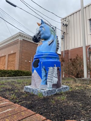 Earth Globe Horse