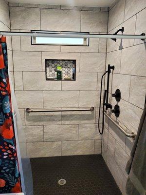 48" x 59" Walk-in/Roll-in shower