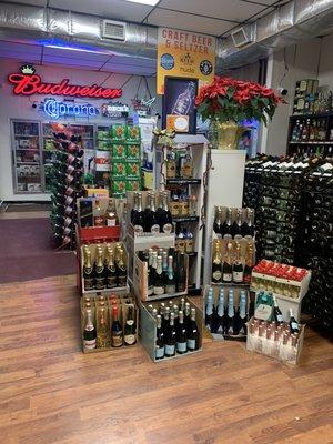 NYE champagnes display!