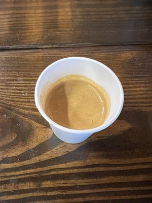 Espresso for me. Medium blend of Brazil and Ethiopian!