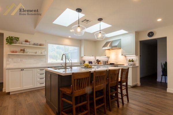 Kitchen remodeling Saratoga, CA. By Element Home Remodeling, a local home remodeling contractor company in Mountain View CA & the Bay Area