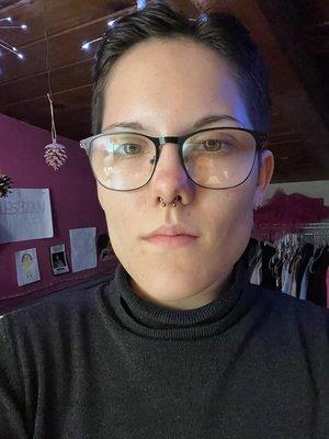 Septum: First non-Claire's piercing. Informed me every step of the way and chose a size that fit me best.