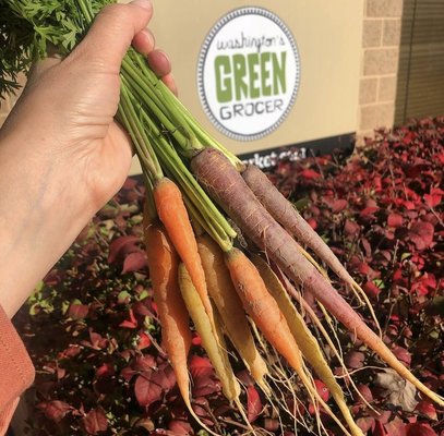 Beautiful rainbow carrots!