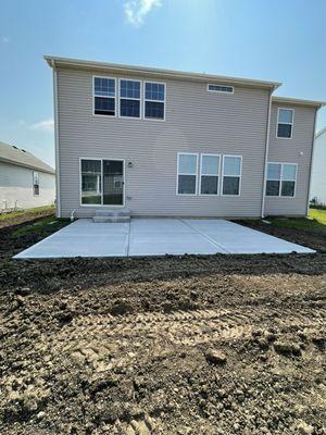 Concrete Patio!