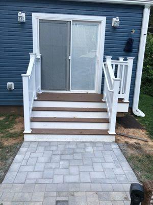 New rear deck and steps