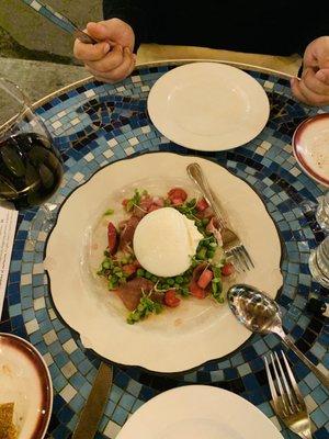 Fresh burrata, delicioso!