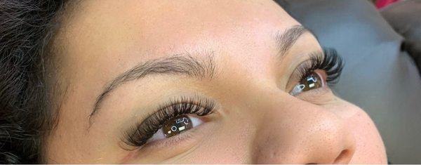 Hybrid lash extension