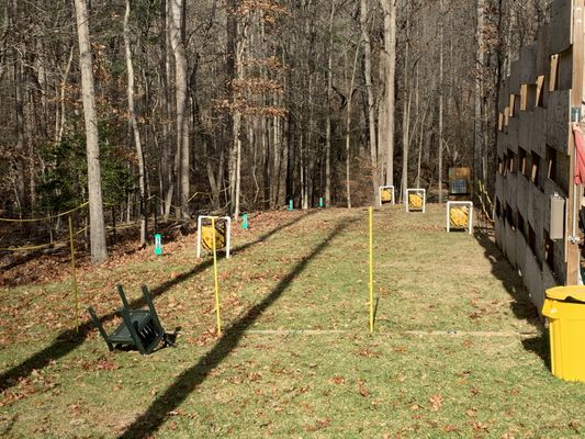 40-yard archery range