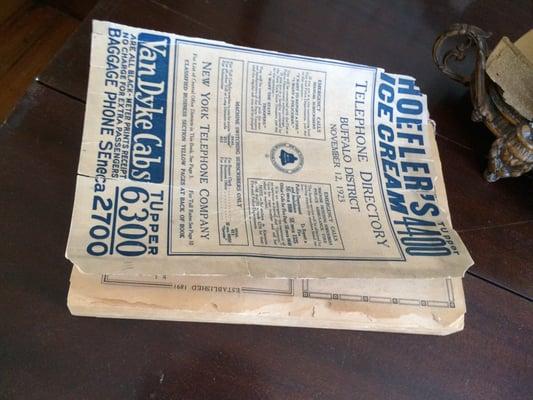 Old school phone book