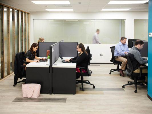 Coworking open desk for businesses who need flexibility or on a budget