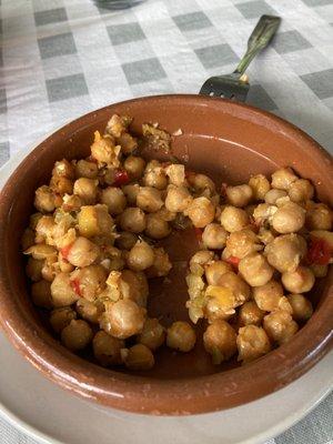 Fried chick peas