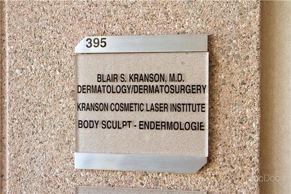 Dr. Kranson is located in Suite #395.