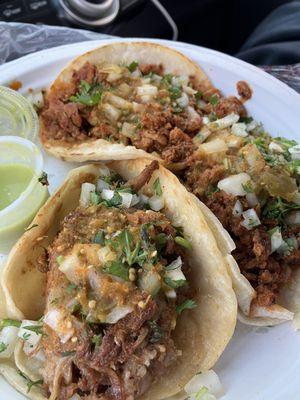 Adobada and carnitas so good and actually spicy