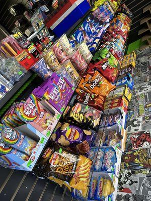 WE ALSO CARRY EXOTIC CANDY & SNACKS  also we carry regular treats and snacks , FRIDGE COMING IN SOON