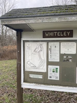 Flora Whitely Preserve trail head