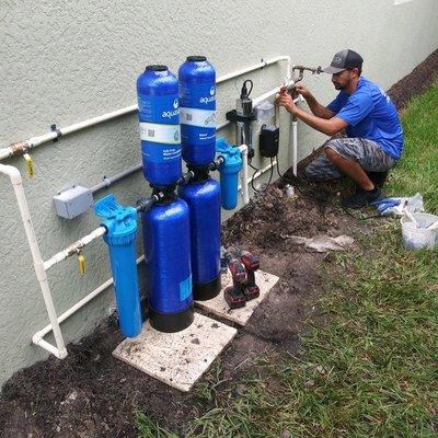 Water heater piping repair