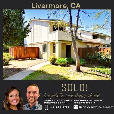 SOLD in Livermore, CA: Call us (925)255-5755