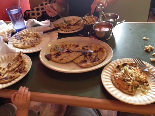 6 mouthwatering pupusas!