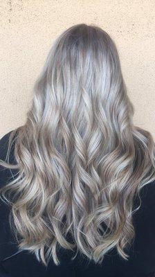 Blonde Balayage by Lisa inside Curls Gone Wild